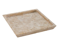 Ria Travertine Tray Square