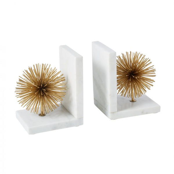 Spike Marble Bookends