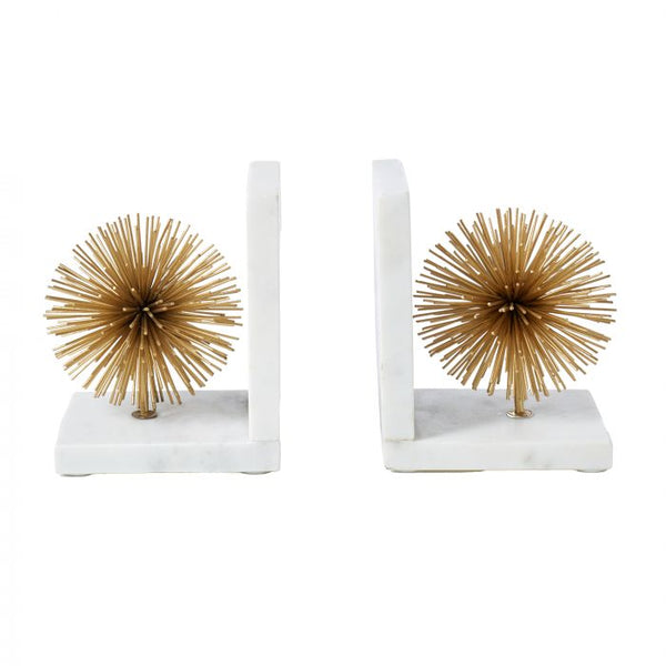 Spike Marble Bookends